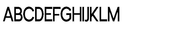 Avtech Condensed Font UPPERCASE