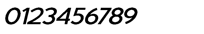 Avtech Expanded Slanted Font OTHER CHARS
