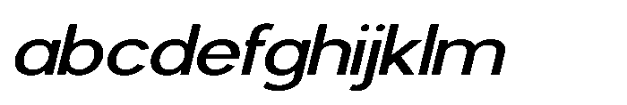 Avtech Expanded Slanted FONT