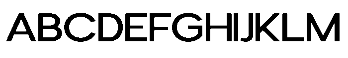 Avtech Expanded Font UPPERCASE