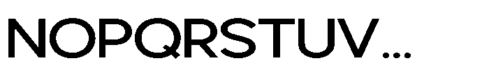 Avtech Expanded Font UPPERCASE