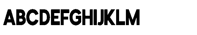 Avtech Extra Bold Condensed Font UPPERCASE