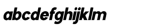 Avtech Extra Bold Semi Condensed Italic FONT
