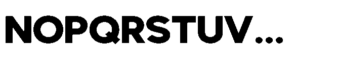 Avtech Extra Bold Semi Expanded Font UPPERCASE