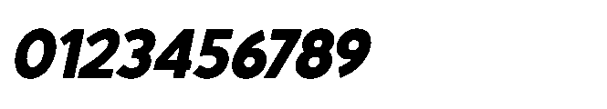Avtech Extra Bold Slanted Font OTHER CHARS