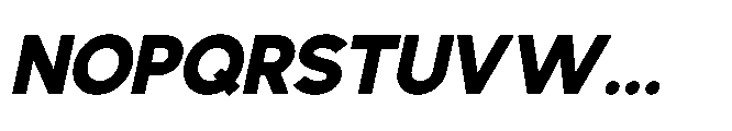Avtech Extra Bold Slanted Font UPPERCASE