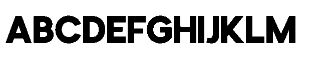 Avtech Extra Bold Font UPPERCASE