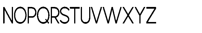 Avtech Extra Light Condensed Font UPPERCASE