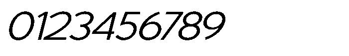 Avtech Extra Light Expanded Slanted Font OTHER CHARS