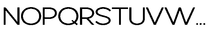 Avtech Extra Light Expanded Font UPPERCASE