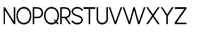 Avtech Extra Light Semi Condensed Font UPPERCASE