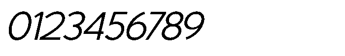Avtech Extra Light Semi Expanded Italic Font OTHER CHARS
