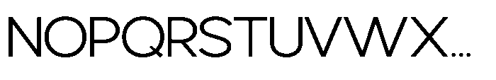 Avtech Extra Light Semi Expanded Font UPPERCASE