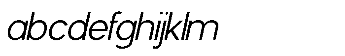 Avtech Extra Light Slanted FONT