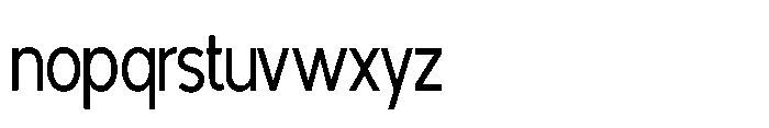 Avtech Light Condensed Font LOWERCASE