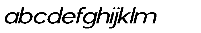Avtech Light Expanded Slanted FONT