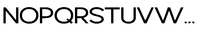 Avtech Light Expanded Font UPPERCASE