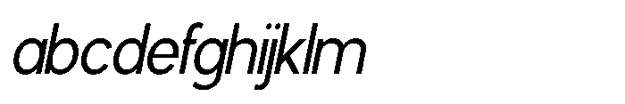 Avtech Light Semi Condensed Slanted FONT