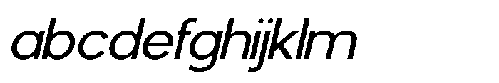 Avtech Light Semi Expanded Slanted FONT