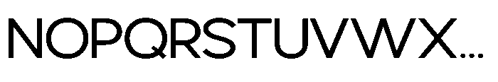 Avtech Light Semi Expanded Font UPPERCASE