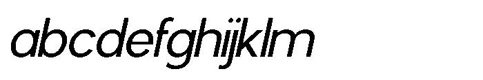 Avtech Light Slanted FONT