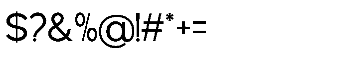 Avtech Light Font OTHER CHARS