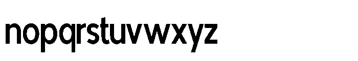 Avtech Medium Condensed Font LOWERCASE