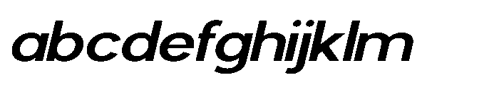 Avtech Medium Expanded Slanted FONT
