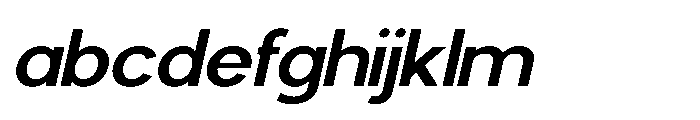 Avtech Medium Semi Expanded Slanted FONT