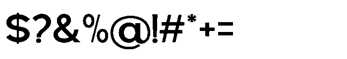Avtech Medium Semi Expanded Font OTHER CHARS