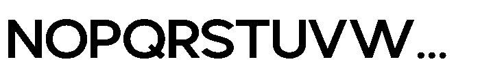 Avtech Medium Semi Expanded Font UPPERCASE