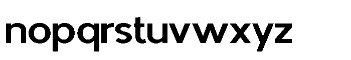 Avtech Medium Semi Expanded Font LOWERCASE