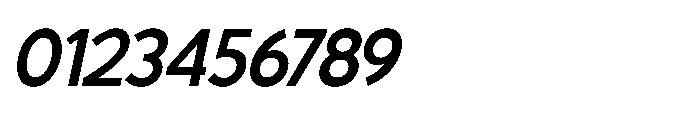 Avtech Medium Slanted Font OTHER CHARS