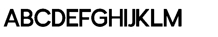 Avtech Medium Font UPPERCASE