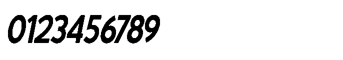 Avtech Semi Bold Condensed Slanted Font OTHER CHARS