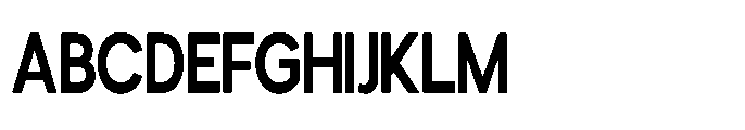 Avtech Semi Bold Condensed Font UPPERCASE