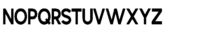 Avtech Semi Bold Condensed Font UPPERCASE