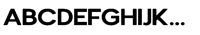 Avtech Semi Bold Expanded Font UPPERCASE