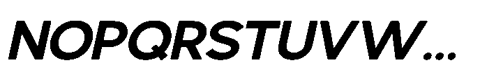 Avtech Semi Bold Semi Expanded Slanted Font UPPERCASE