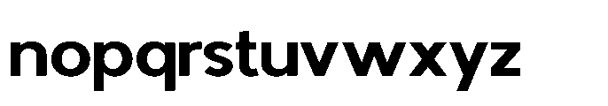 Avtech Semi Bold Semi Expanded Font LOWERCASE