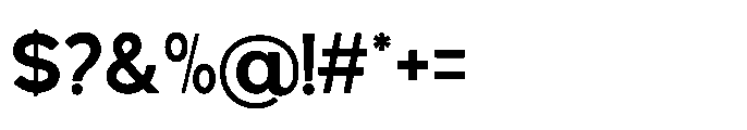 Avtech Semi Bold Font OTHER CHARS
