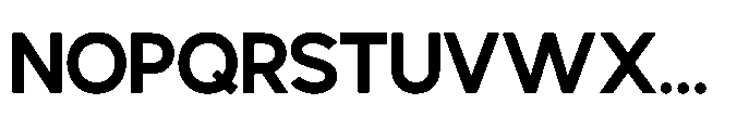 Avtech Semi Bold Font UPPERCASE