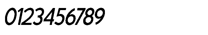 Avtech Semi Condensed Slanted Font OTHER CHARS