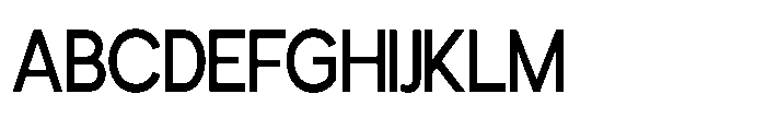 Avtech Semi Condensed Font UPPERCASE