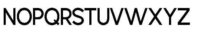 Avtech Semi Condensed Font UPPERCASE