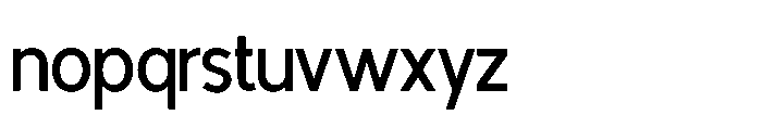 Avtech Semi Condensed Font LOWERCASE