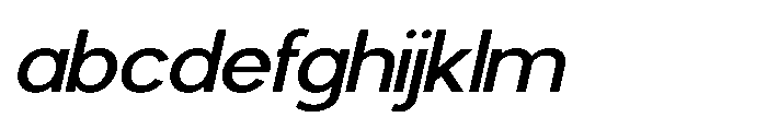 Avtech Semi Expanded Slanted FONT