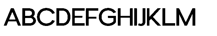 Avtech Semi Expanded Font UPPERCASE