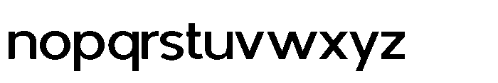 Avtech Semi Expanded Font LOWERCASE