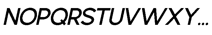 Avtech Slanted Font UPPERCASE